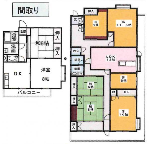 間取図/区画図: