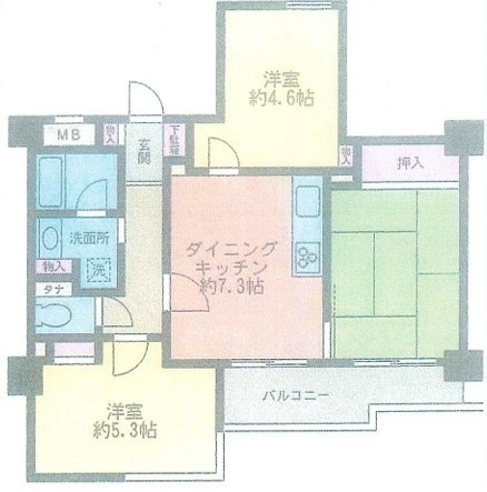間取図/区画図: