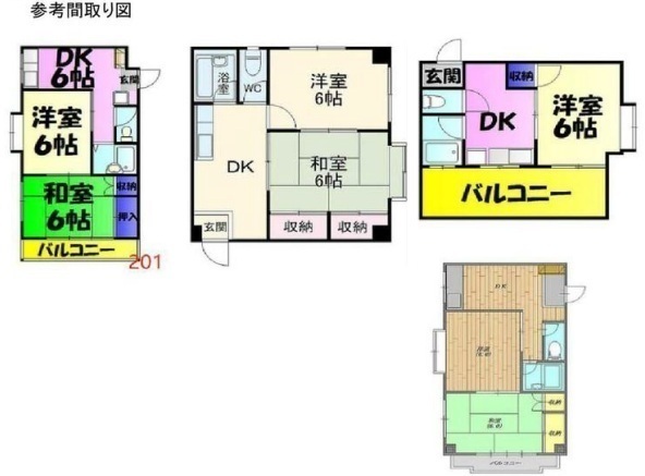 間取図/区画図: