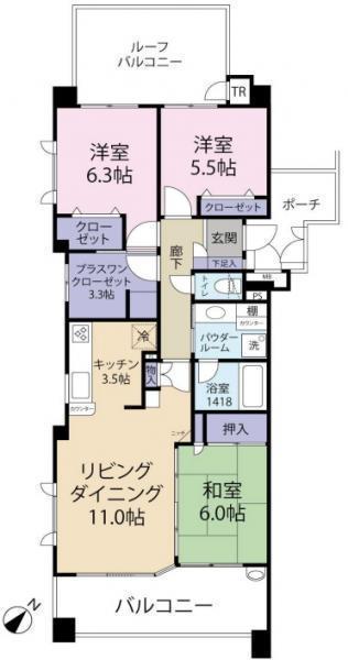 間取図/区画図: