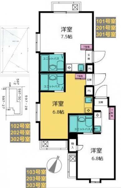 間取図/区画図:
