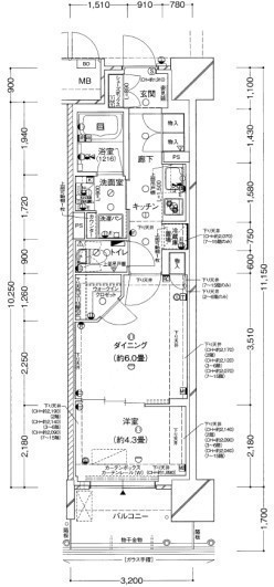 間取図/区画図: