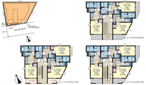間取図/区画図: