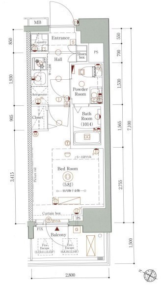 間取図/区画図: