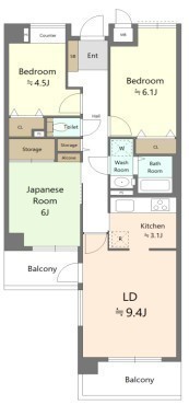 間取図/区画図: