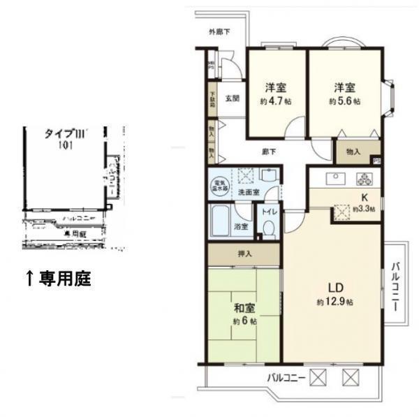 間取図/区画図: