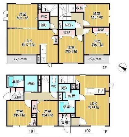 間取図/区画図: