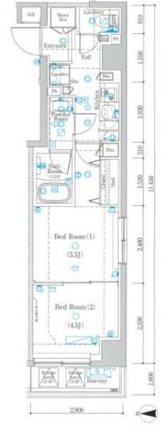 間取図/区画図: