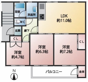 間取図/区画図: