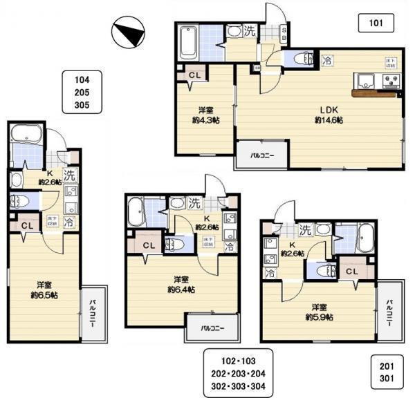 間取図/区画図: