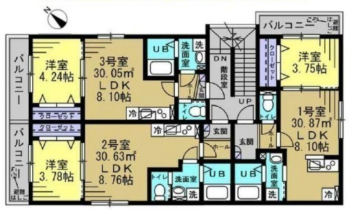 間取図/区画図: