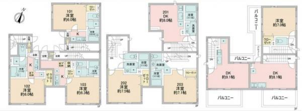 間取図/区画図: